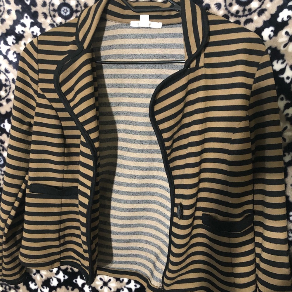 Women’s Professional Brown Blazer Jacket Cardigan